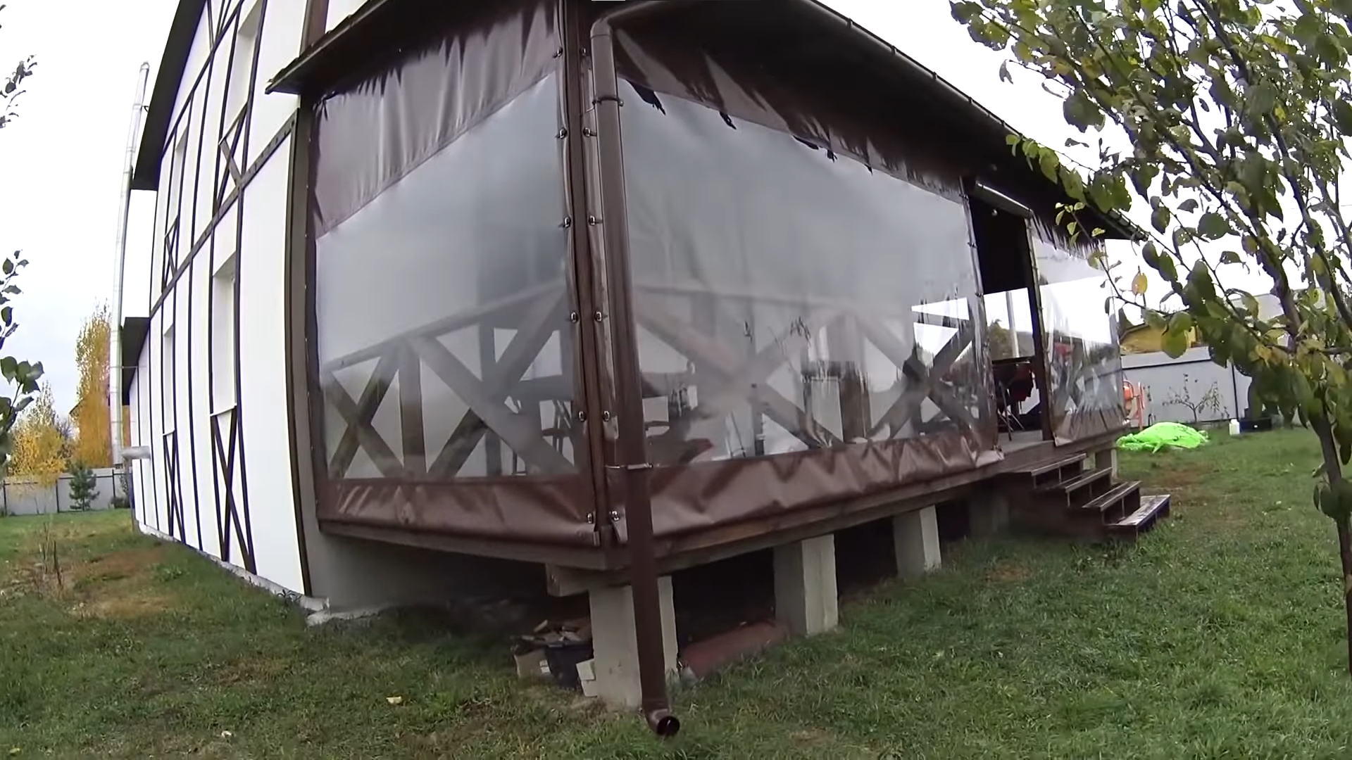 Мягкие окна для террасы